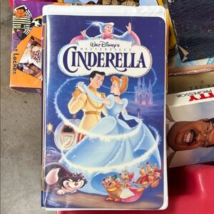 Disney Cinderella VHS with Blue and Gold Cover
